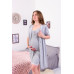 Комплект жіночий (халат+сорочка) для вагітних